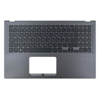 Корпус верхняя крышка для Asus A512 F512 K512 R512 S512 X512 series, RU, (Grey, топкейс с клавиатурой с подсветкой, 90NB0M93-R32RU0, C Cover, Original)