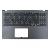 Корпус верхняя крышка для Asus A512 F512 K512 R512 S512 X512 series, RU, (Grey, топкейс с клавиатурой с подсветкой, 90NB0M93-R32RU0, C Cover, Original)