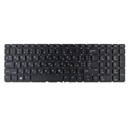 Клавиатура для ноутбука HP Probook 450 450R 455 G6 G7, RU/UA, черная