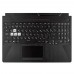 Корпус верхняя крышка для ноутбука Asus FA506 FA566 FX506 FX566 TUF506 TUF566 series, RU (топкейс с клавиатурой с 1-Zone RGB подсветкой, 90NR03M1-R31UA0, C Cover, Original)