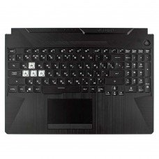 Корпус верхня кришка для Asus FA506 FA566 FX506 FX566 TUF506 TUF566 series, RU (топкейс з клавіатурою з 1-Zone RGB підсвічуванням, 90NR03M1-R31UA0, C Cover, Original)