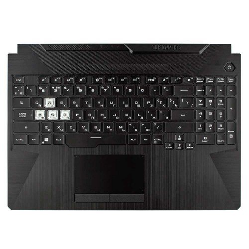 Корпус верхня кришка для ноутбука Asus FA506 FA566 FX506 FX566 TUF506 TUF566 series, RU (топкейс з клавіатурою з 1-Zone RGB підсвічуванням, 90NR03M1-R31UA0, C Cover, Original)