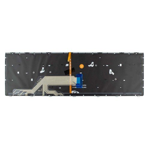 Клавиатура для ноутбука HP Probook 450 G5 455 G5 470 G5, RU/UA, (серебристая рамка, с подсветкой)