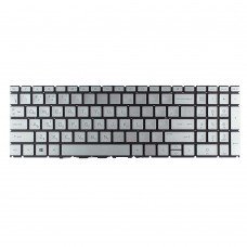 Клавіатура для HP Pavilion 15-EG 15-EH 15-EF 17-CN 17-CP 250 255 256 G10 series, RU/UA (Silver, Original)