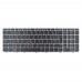 Клавиатура для ноутбука HP EliteBook 755 G3 850 G3 850 G4 ZBook 15u G3 G4, RU/UA, Black/Grey, Trackpoint