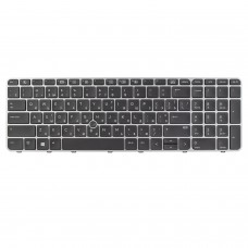 Клавиатура для HP EliteBook 755 G3 850 G3 850 G4, ZBook 15u G3 G4, RU/UA, Black/Grey, Trackpoint