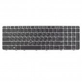 Клавіатура для HP EliteBook 755 G3 850 G3 850 G4 ZBook 15u G3 G4, RU/UA, Black/Grey, Trackpoint