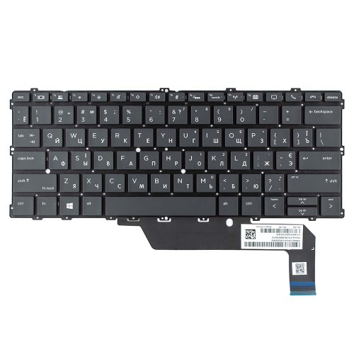 Клавиатура для ноутбука HP EliteBook X360 1030 G2, UA, (черная, с подсветкой, 904507-001)