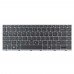 Клавіатура для ноутбука HP EliteBook 745 840 G5 G6, US, (з поінтстиком, чорна, сіра рамка, Original)