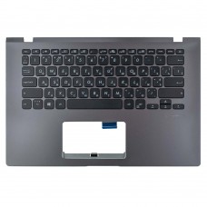 Корпус верхняя крышка для Asus X409FA X409FAC X409FB X409UA, RU/UA (топкейс с клавиатурой, 90NB0MS2-R33UA0, C Cover, Original)