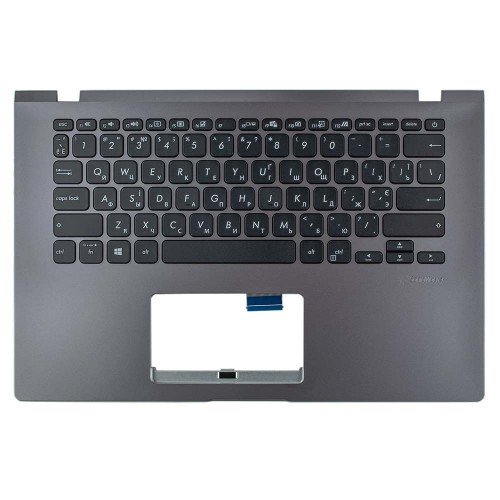 Корпус верхня кришка для ноутбука Asus X409FA X409FAC X409FB X409UA, RU/UA (топкейс з клавіатурою, 90NB0MS2-R33UA0, C Cover, Original)