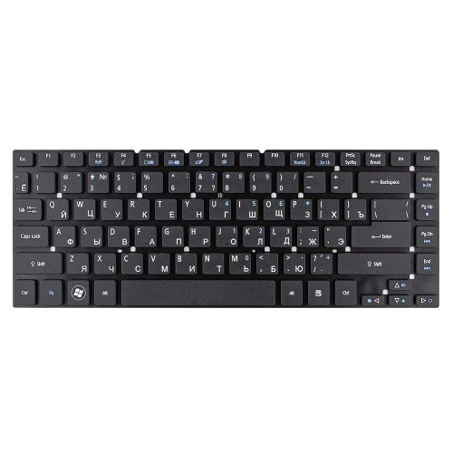 Клавіатура для ноутбука Acer Aspire 3830 4830 4755, ES1-511 ES1-520 ES1-411 ES1-431, E1-410 E1-422 V3-472, Black, RU, Original