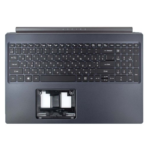 Верхня кришка ноутбука Acer Aspire A315-53 A315-53G A715-43G, RU/UA, (Black, топкейс+клавіатура з підсвіткою, 6B.Q8LN2.009, Original)