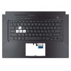 Верхняя крышка для Asus TUF Dash F15 FX516P FX516P, RU/UA, (Black, клавіатура з підсвіткою, Original)
