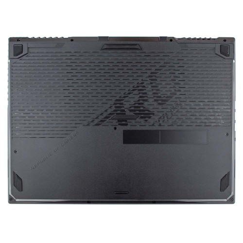 Корпус нижняя крышка для ноутбука Asus ROG Strix Scar III G731G G731GU G731GV G731GW, (Black, поддон, днище, D Cover, 90NR01Q3-R7D010)
