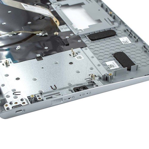 Корпус верхня кришка ноутбука Acer Aspire A514-54 A514-54G series, RU/UA, (Silver, топкейс+клавіатура з подсвіткою, 6B.A4VN2.009, C Cover, Original)