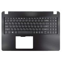 Корпус верхняя крышка для Acer Aspire A315-42 A315-42G A315-54 A315-54K, RU/UA, (Black, топкейс+клавиатура, 6B.HF8N2.009, C Cover, Original)