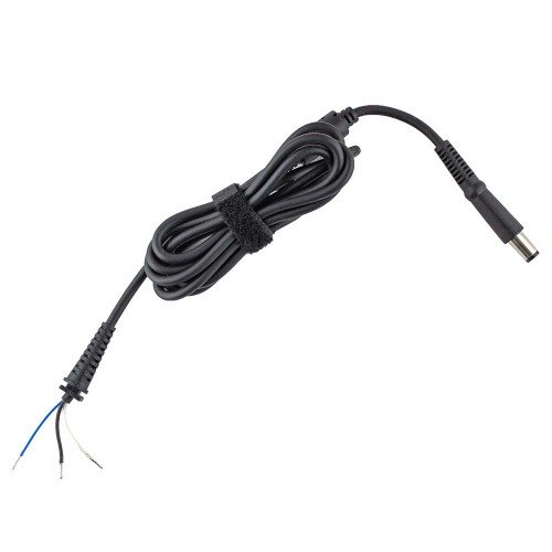 DC Кабель для блока живлення ноутбука Dell, HP 7.4*5.0+pin, (120W, 1.8м, медный, з феритом)