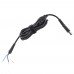 DC Кабель для блока живлення ноутбука Dell, HP 7.4*5.0+pin, (120W, 1.8м, медный, з феритом)