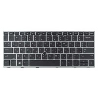 Клавиатура для HP EliteBook 735 830 836 G5 G6, RU/UA, (Black/Grey, Pointstick, Original)