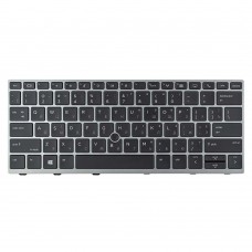 Клавиатура для HP EliteBook 735 830 836 G5 G6, RU/UA, (Black/Grey, Pointstick, Original)