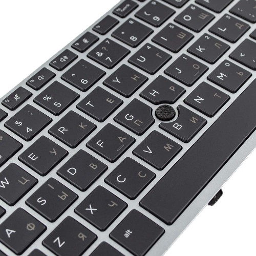 Клавиатура для ноутбука HP EliteBook 735 830 836 G5 G6, RU/UA, (Black/Grey, Pointstick, Original)