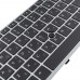 Клавиатура для ноутбука HP EliteBook 735 830 836 G5 G6, RU/UA, (Black/Grey, Pointstick, Original)