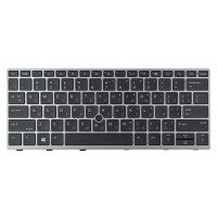 Клавиатура для HP EliteBook 735 830 836 G5 G6, RU/UA, (Black/Grey, Pointstick, Original)