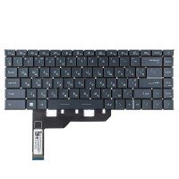 Клавиатура для ноутбука MSI GE66 GS66 series, серая RU/UA, с подсветкой