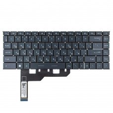 Клавиатура для ноутбука MSI GE66 GS66 series, серая RU/UA, с подсветкой