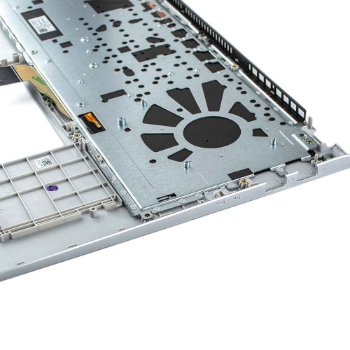 Корпус верхняя крышка для ноутбука Asus A512 F512 K512 R512 S512 X512 series, RU/UA, (Silver, топкейс с клавиатурой с подсветкой, 90NB0M92-R32UA0, C Cover, Original)