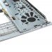 Корпус верхняя крышка для ноутбука Asus A512 F512 K512 R512 S512 X512 series, RU/UA, (Silver, топкейс с клавиатурой с подсветкой, 90NB0M92-R32UA0, C Cover, Original)