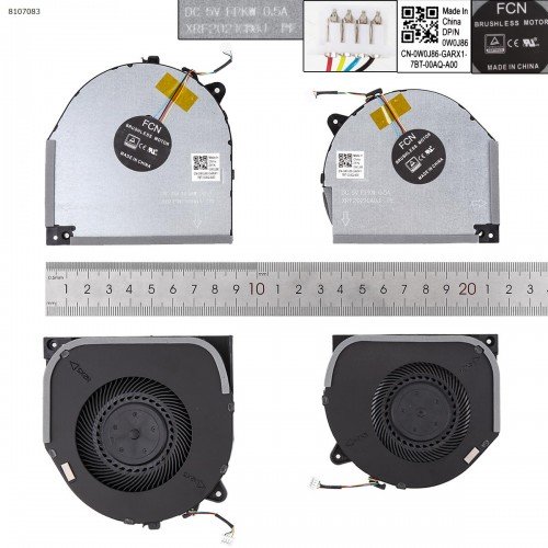 Вентилятори CPU+GPU для ноутбука Lenovo Legion Y7000 Y530-15ICH GTX1060 (FKPW, DC28000DPF0, FKPX, DC28000DKF0, Аналог)