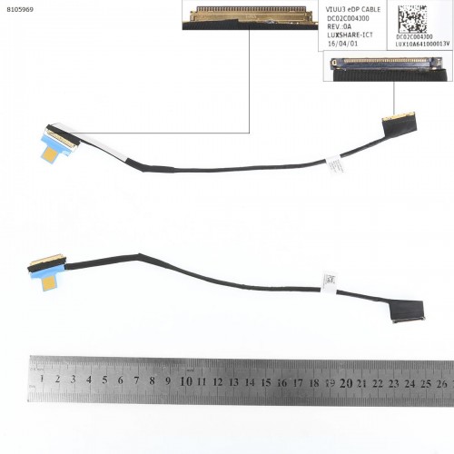 Шлейф матриці для ноутбука Lenovo Yoga 2 Pro series, (40pin eDP, 90204408, DC02C004J00, VIUU3, Original)