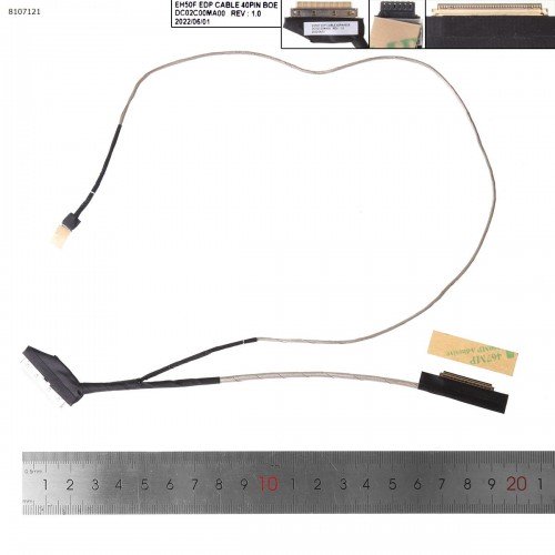 Шлейф матрицы для ноутбука Acer Aspire Nitro AN515-54 AN515-43 AN515-54, (eDP 40pin 120/144Hz, DC02C00MA00, 50.Q5AN2.009, Original)