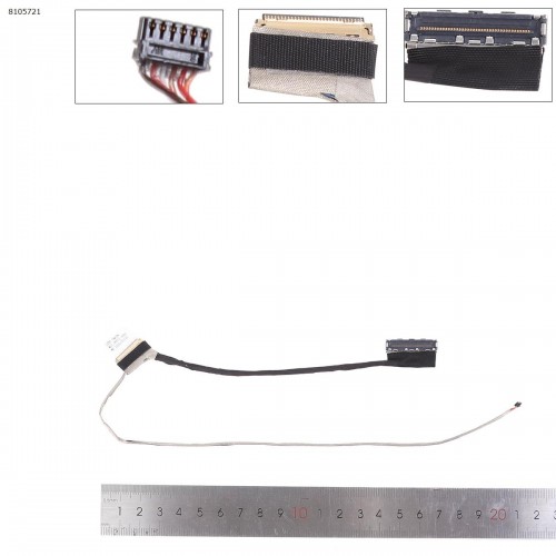 Шлейф матрицы для ноутбука Dell G3 3500 G5 5500 5505 series, (eDP 30pin 60Hz, 450.0K701.0001, 0JDJ51, Аналог)