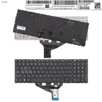 Клавиатура для HP Omen 15-DH 15-DC 15T-DC TPN-Q211, RU, (Black, 20pin RGB Backlit, Original)