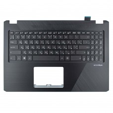 Корпус верхня кришка для Asus K570UD K570ZD R570UD R570ZD X570UD X570ZD, RU/UA, (Black, топкейс з клавіатурою з підсвіткою, 90NB0HS1-R31UA0, C Cover, Original)
