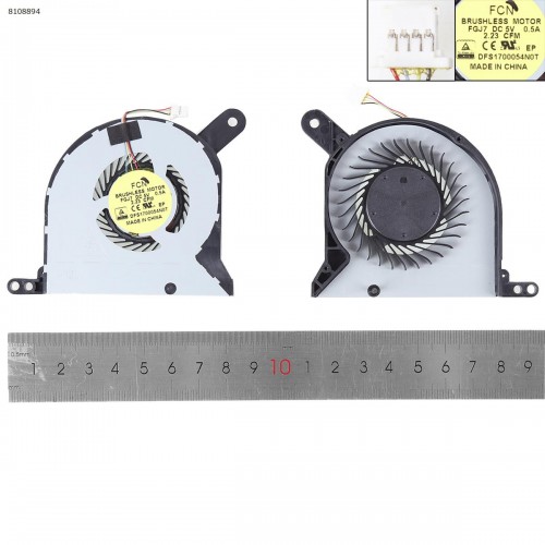 Вентилятор кулер для ноутбука Dell Alienware M13X R1 R2, (GPU fan, FGJ7 DFS1700054N0T, Original)