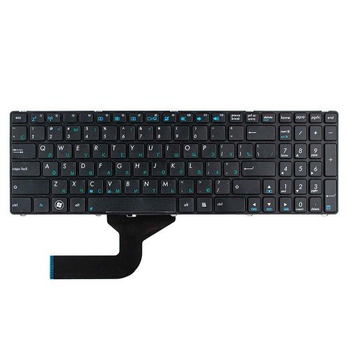 Клавіатура для ноутбука Asus K52 G51 G53 G60 G72 G73 K53 K72 A52 A72 P52 P53 W90 U50 UL50 UX50 X52 X54 X55 X61 F50 F70 X75V, RU, чорна
