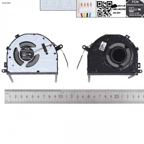 Вентилятор кулер для ноутбука Lenovo Ideapad 330S-14IKB 330S-14AST 330S-15IKB 330S-15AST 330S-15ARR, (DC28000DYF0, DFS561405PL0T FKH9, Аналог)