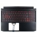 Корпус верхня кришка для ноутбука Acer Nitro AN515-45 AN515-57, RU/UA, (топкейс з клавіатурою з підсвіткою, 6B.QB9N2.009, C Cover, Original)