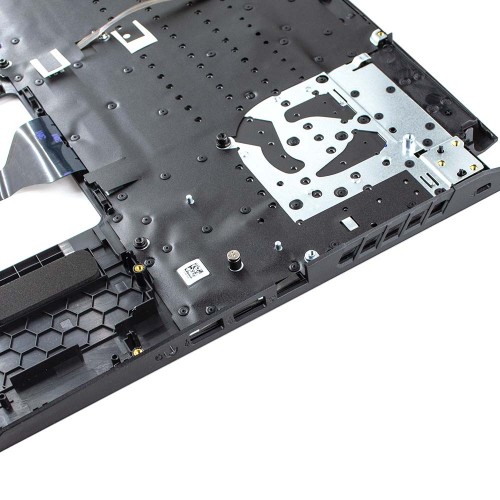 Корпус верхня кришка для ноутбука Acer Nitro AN515-45 AN515-57, RU/UA, (топкейс з клавіатурою з підсвіткою, 6B.QB9N2.009, C Cover, Original)
