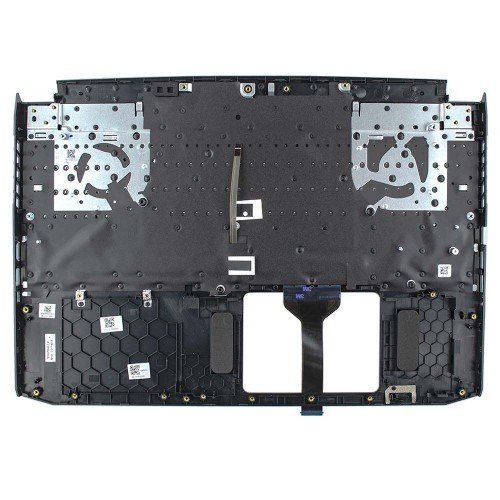 Корпус верхняя крышка для ноутбука Acer Nitro AN515-45 AN515-57, RU/UA, (топкейс с клавиатурой с подсветкой, 6B.QB9N2.009, C Cover, Original)
