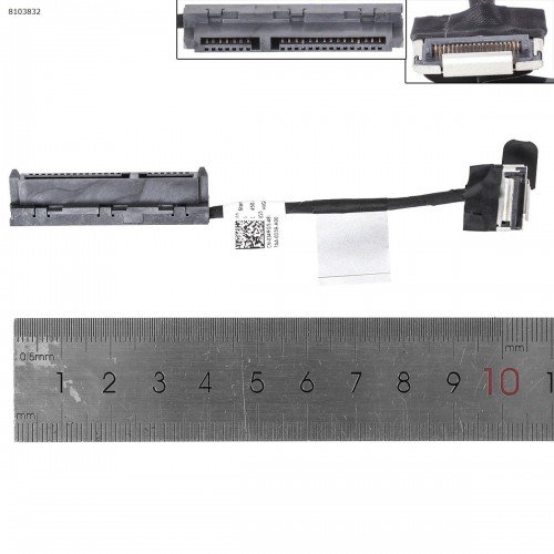 Шлейф Sata HDD/SSD для ноутбука Dell Inspiron 13 5368 5378 5379 Latitude 3390, (450.07R05.0001, 034RG5)