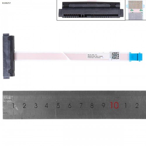 Шлейф Sata HDD/SSD для ноутбука Dell Inspiron 17 5765 5767 5768 P32E, (NBX0001Z000, 0VNT7G, BAL30)