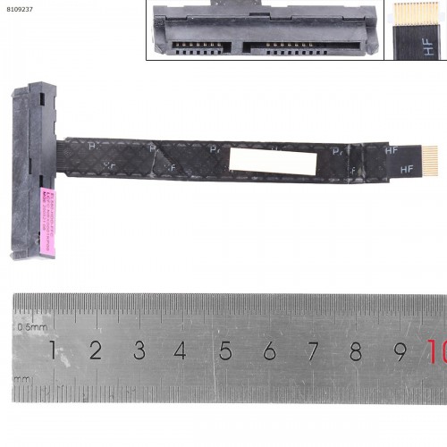 Шлейф Sata HDD/SSD для ноутбука Lenovo ThinkPad L580 L590 Type 20LW 20LX 20Q7 20Q8, (14pin, 01LW252, EL580, NBX0001KP10, NBX0001KP00)
