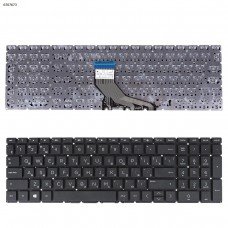 Клавіатура для HP Pavilion 15-DA 15-DB 15-DX 15-DR 15-DW 15-CX 15-CS, 250 255 G7, RU, Black