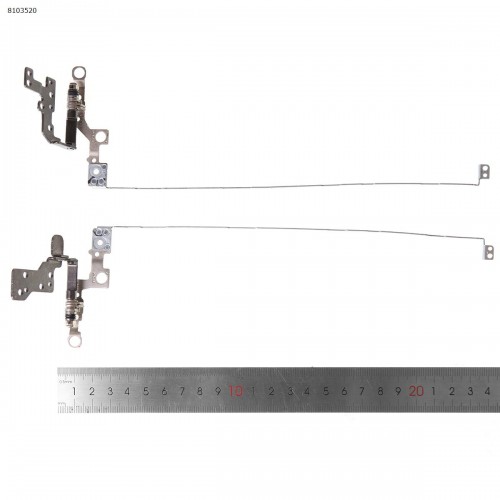 Петлі для ноутбука HP 15-DY 15T-DY 15-EF 15Z-EF 15S-EQ 15S-FQ 15S-FR 15S-FY TPN-Q222 TPN-Q230 series, (пара, ліва+права, L63612-001)