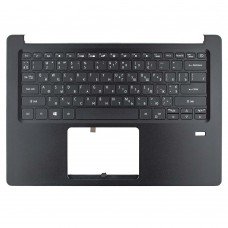 Верхня кришка для Acer Swift SF114-32, RU/UA (Black, топкейс+клавіатура з підсвіткою, 6B.H1YN1.030, Original)